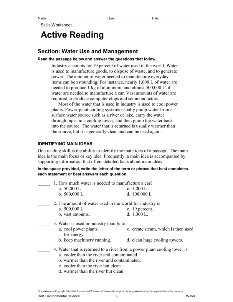 Active Reading Ter Use And Management