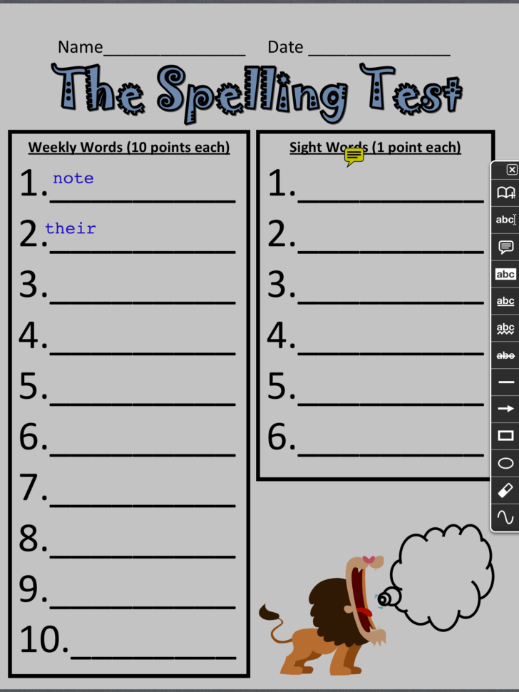 Adapting Worksheets For Students With Poor Handwriting Using