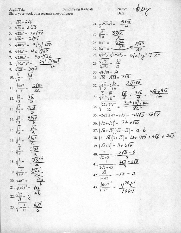 Adding And Subtracting Rational Expressions Worksheet