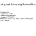 Adding And Subtracting Rational Numbers  Ppt Download