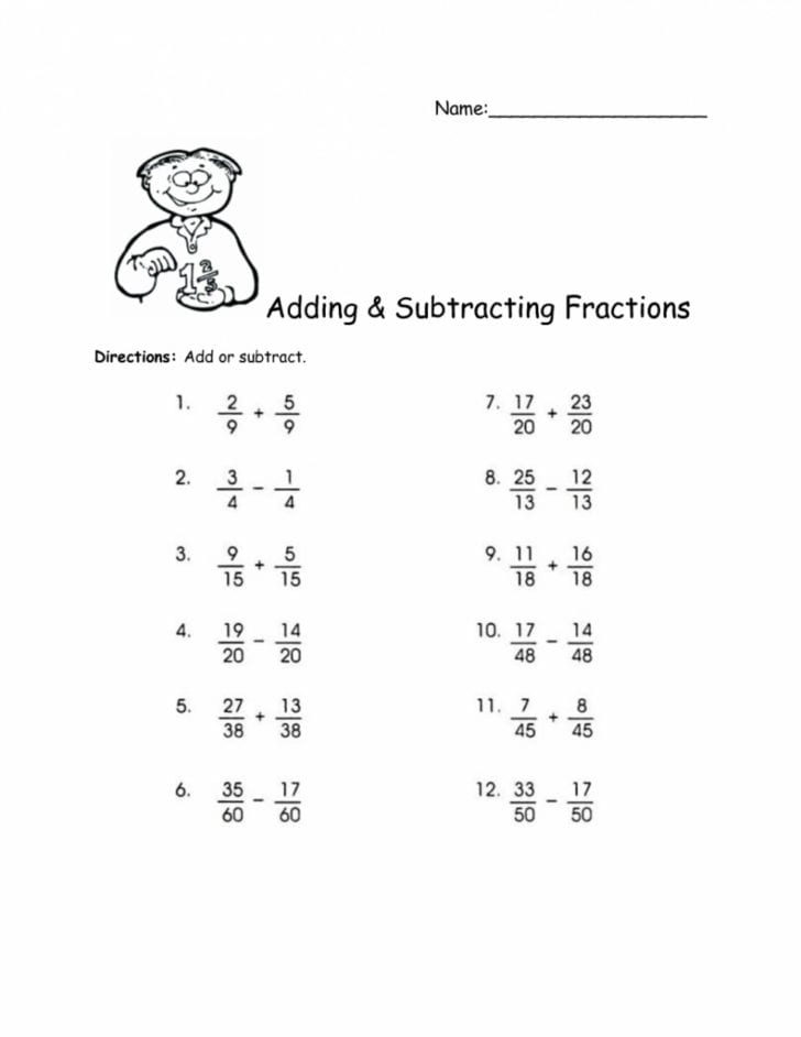 Dividing Fractions Worksheet 6Th Grade