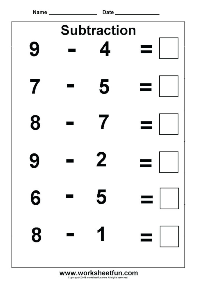 Addition Worksheets 1St Grade To Free  Math Worksheet For Kids