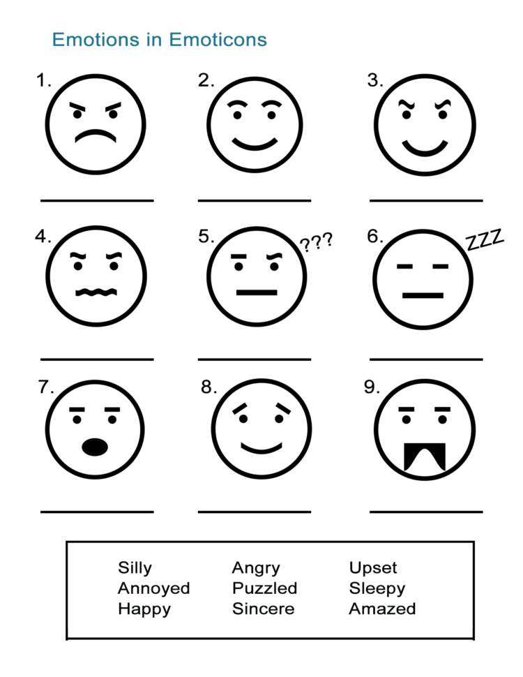 Adjectives To Describe Feelings Emoticon Emotions  All Esl