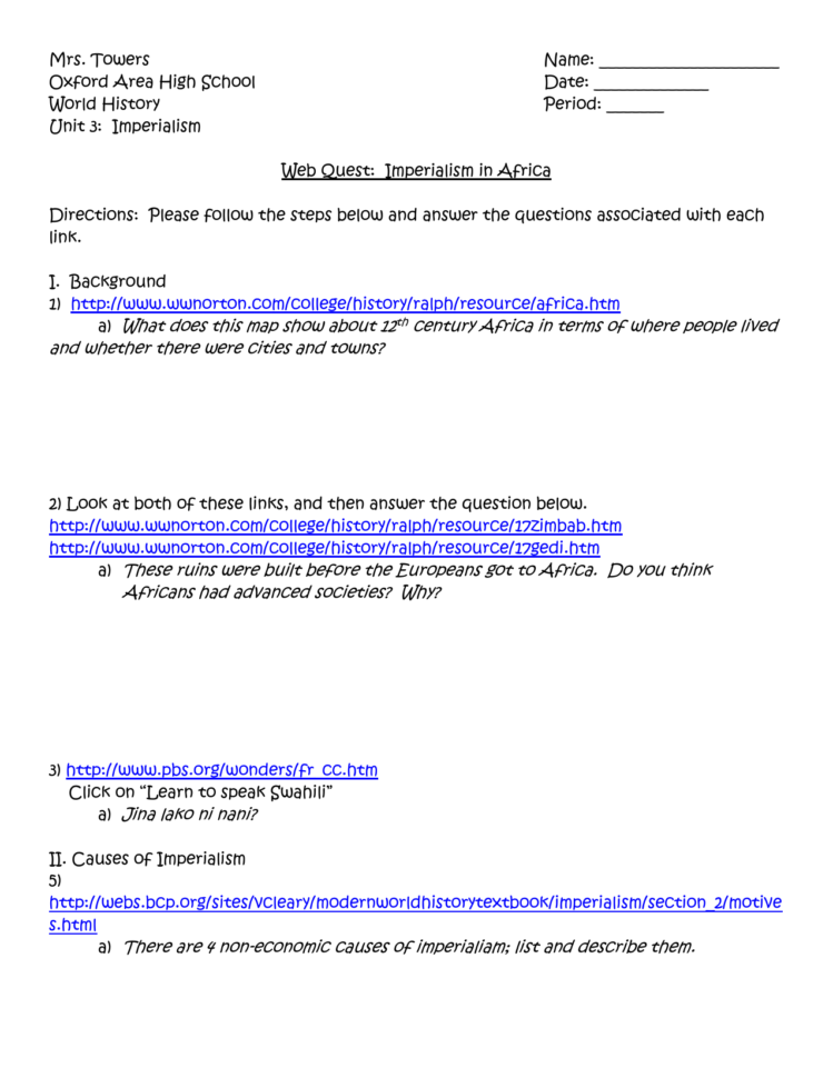 Africa Map Imperialism  Jackenjuul