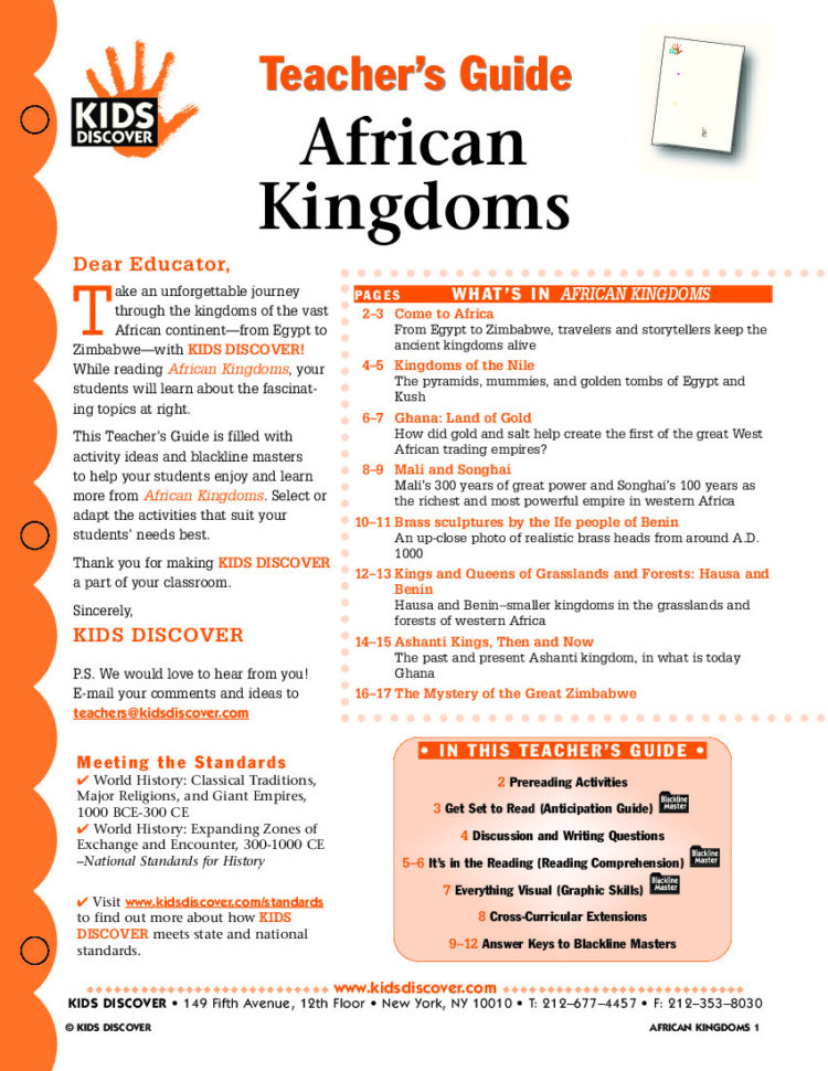 African Kingdoms  Kids Discover
