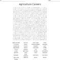Agricultural Careers Word Search  Word