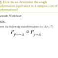 Aim How Do We Determine The Single Transformation