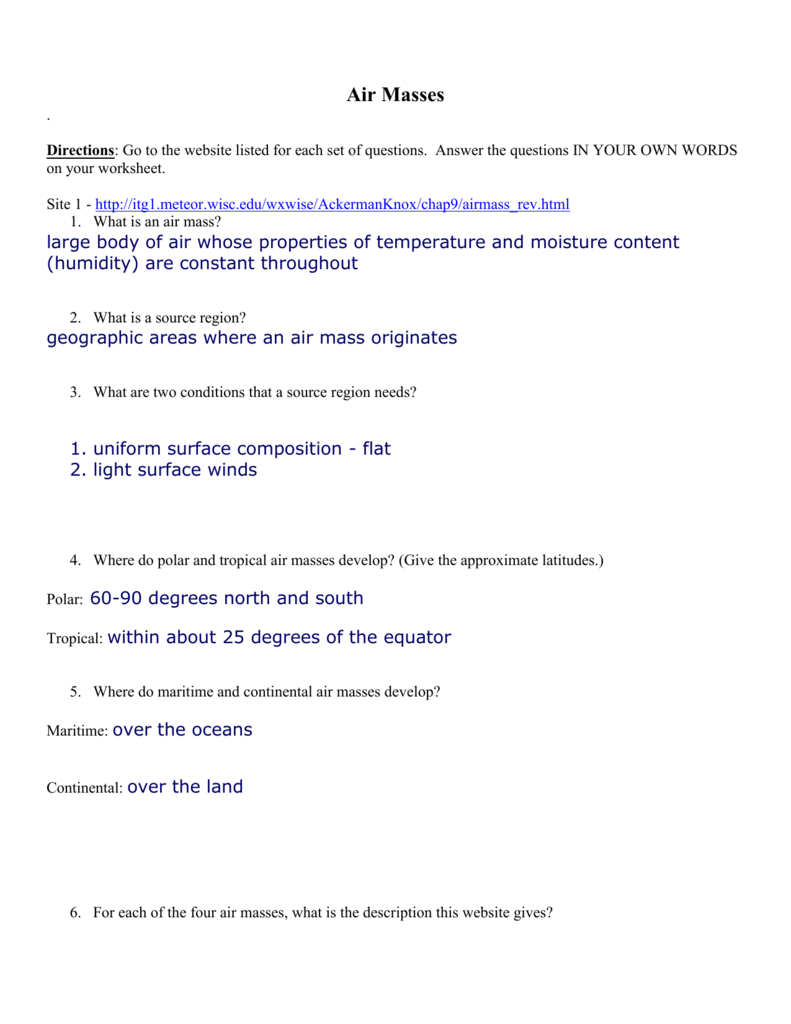 air-masses-and-fronts-worksheet-answer-key-db-excel