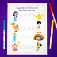 Aladdin Preschool Printables  Happiness Is Homemade