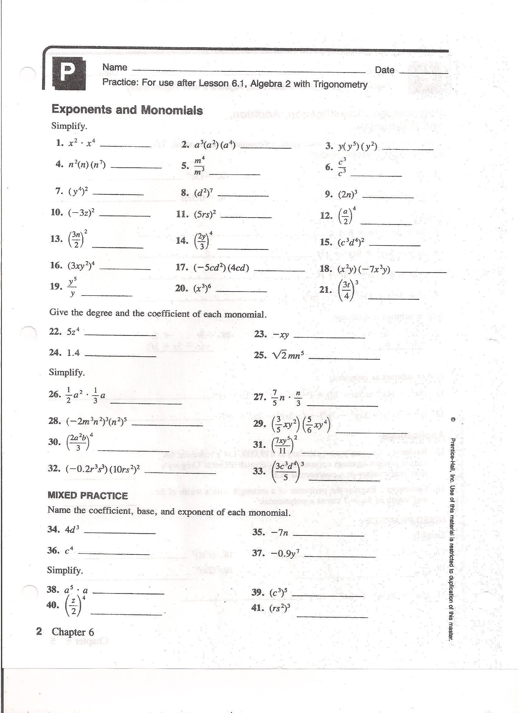 Algebra 1 56 Homework Parallel And Perpendicular Worksheet