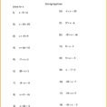 Algebra 1 Equation Worksheets Math Algebra 1 Graphing Linear
