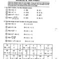 Algebra 1 Slope Intercept Form Worksheet 1 Answer Key