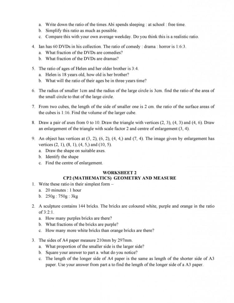 Algebra 1 Worksheet 15 Translating Expressions Answer Key