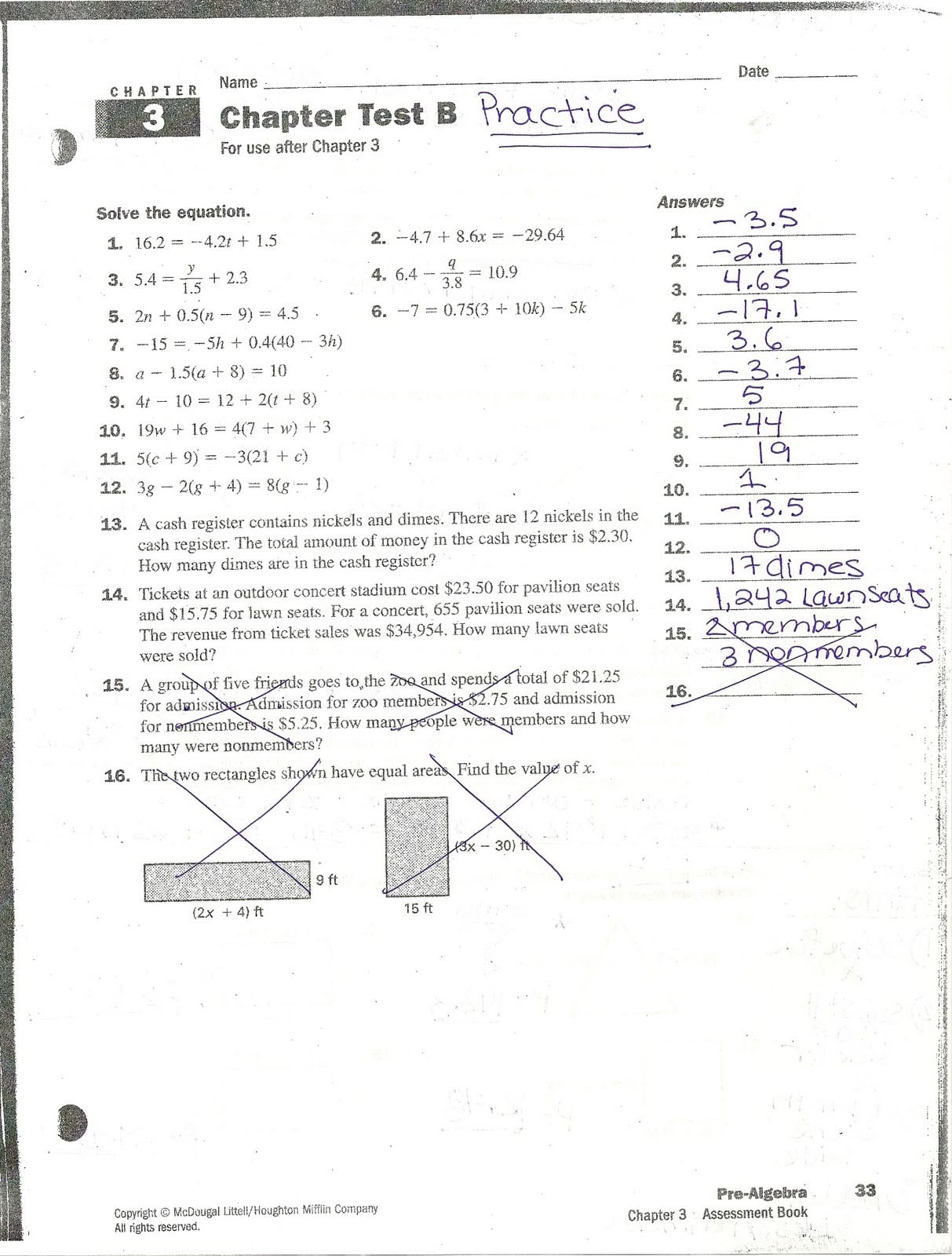 algebra 2 1 1 3 homework answers