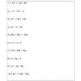 Algebra 2 Quadratic Formula Worksheet Answers Algebra 15