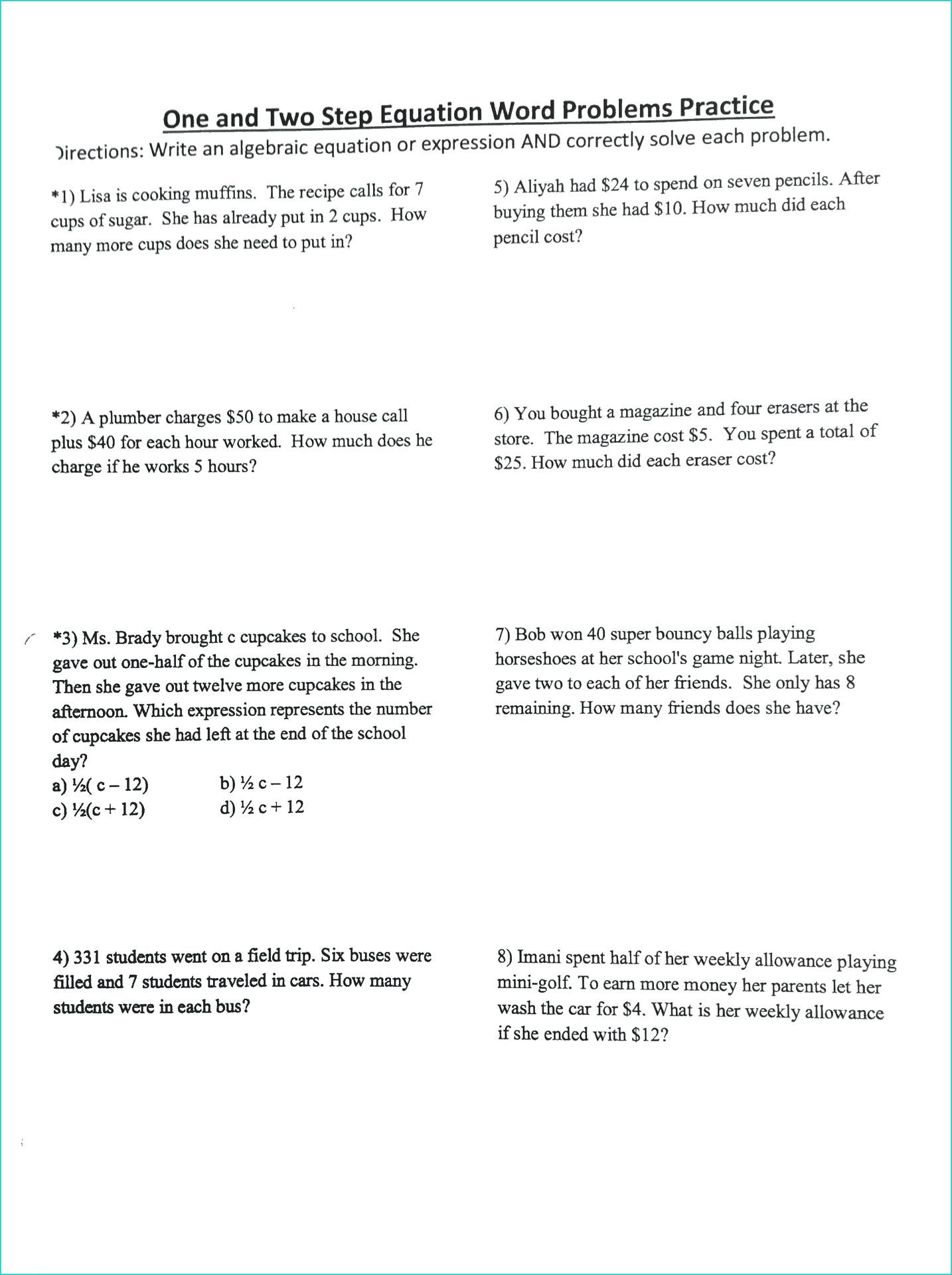 Quadratic Applications Worksheet Db excel