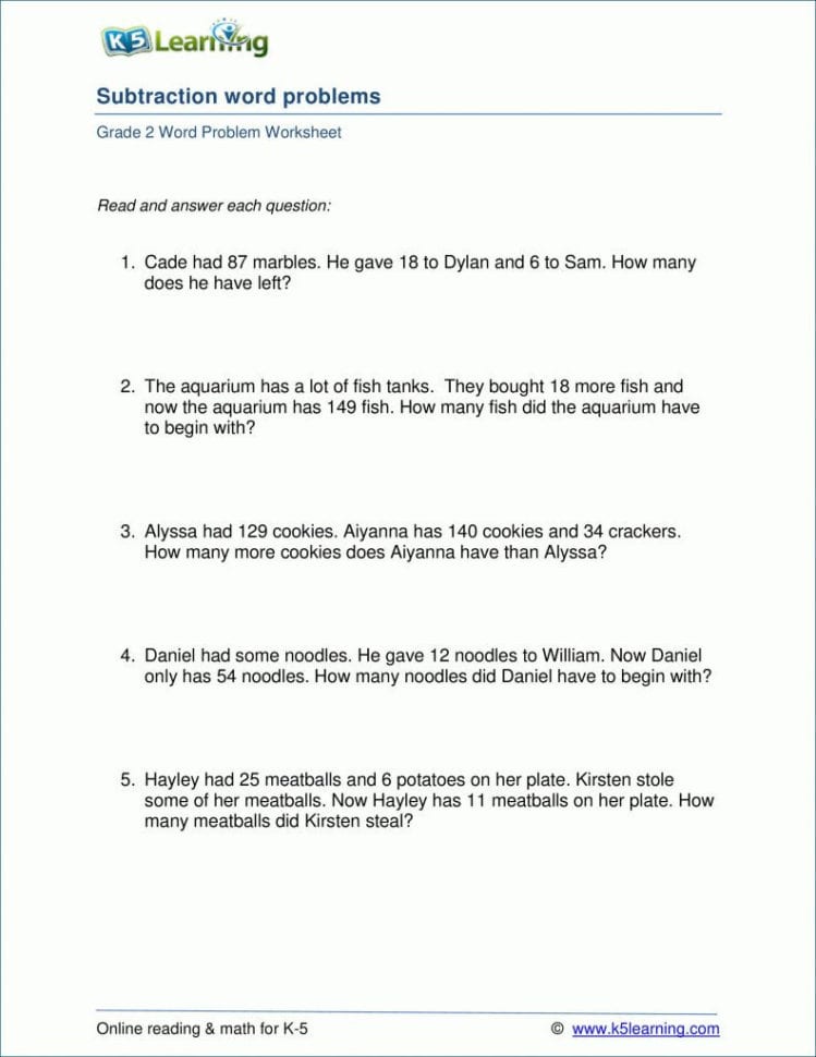 Algebra 2 Word Problems Worksheet