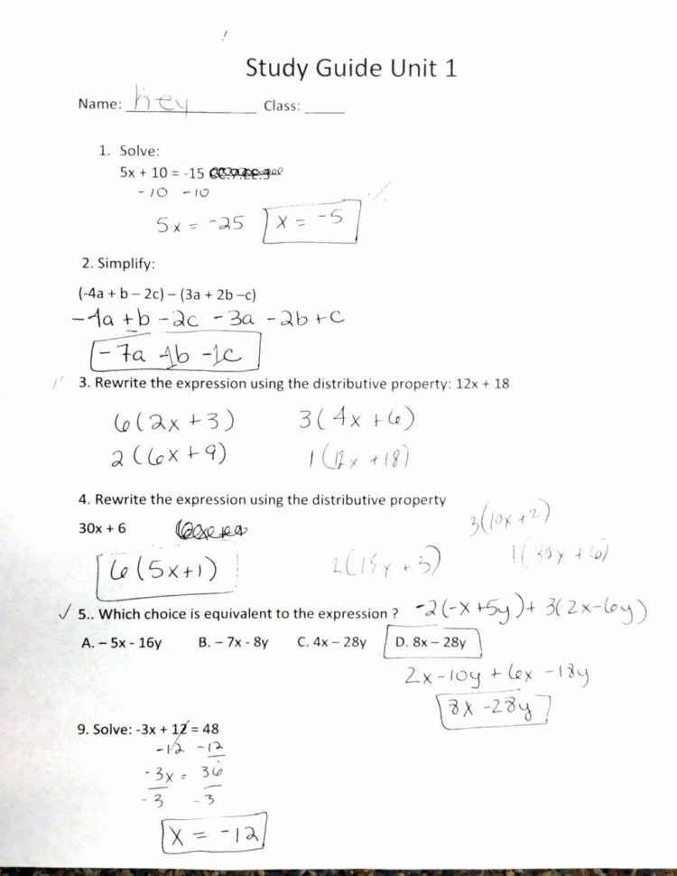 Algebra Distributive Terms No Exponen Distributive Property