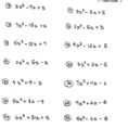 Algebra Factoring Worksheet Math – Busymomsrecipeclub