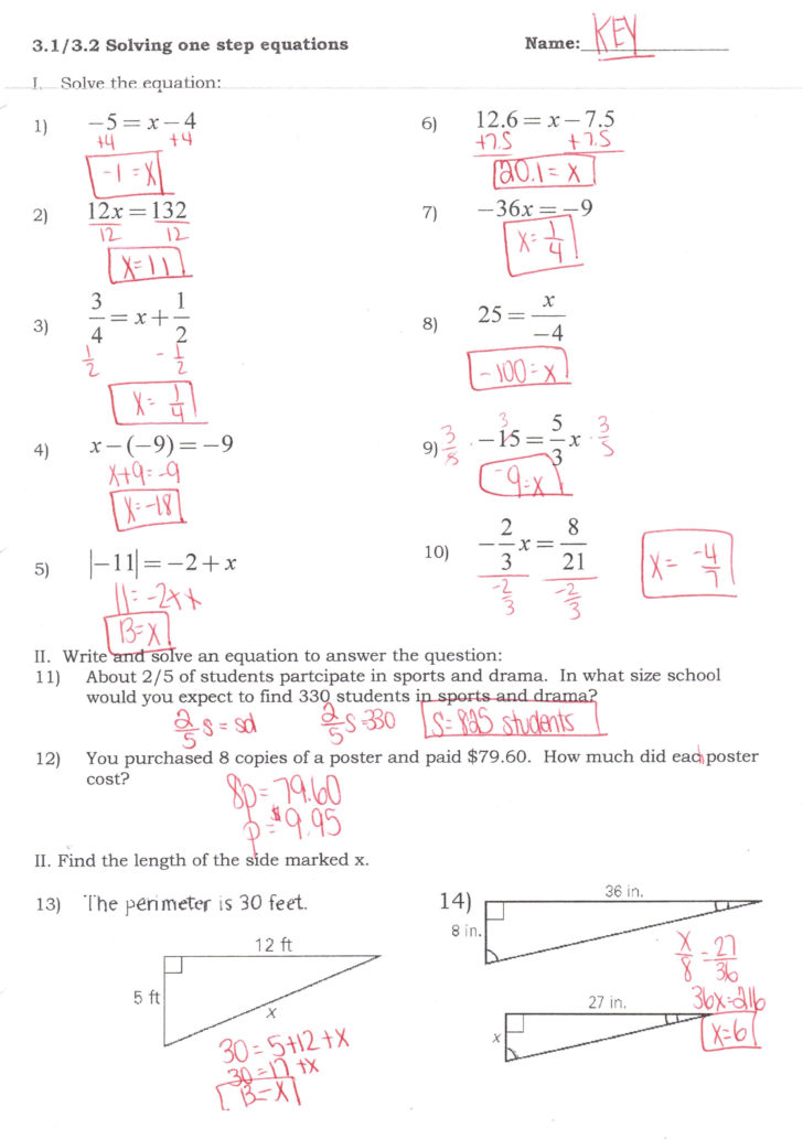 Solve And Graph The Inequalities Worksheet Answers
