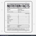 All About Nutrition Nutrition Fact Label Maker