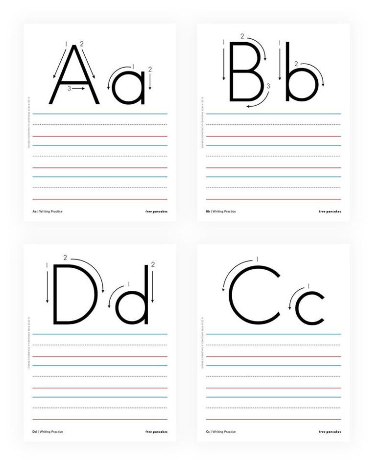 Alphabet Formation Worksheets  Alphabet Lessons  Alphabet Practice   Printable Lessons  Phonics  Alphabet Curriculum  Kindergarten