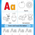 Alphabet Learning Letters  Coloring Graphics Printable Worksheet