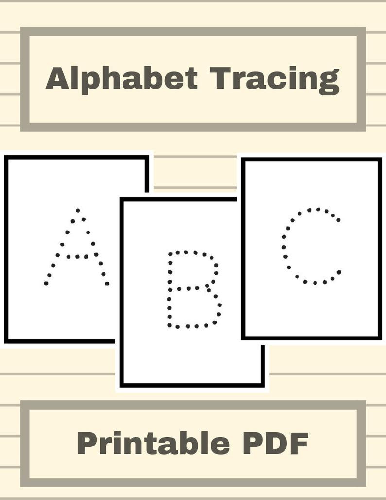 Alphabet Tracing  Aba Therapy Occupational Therapy And Special Education  Worksheets Alldayaba
