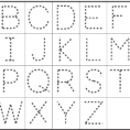 Alphabet Tracing Worksheets Free Printable Coloring Page