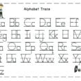 Alphabet Tracing Worksheets Letter A With Abc Trace Sheet