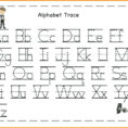 Alphabet Tracing Worksheets Pdf  Printable Coloring Page