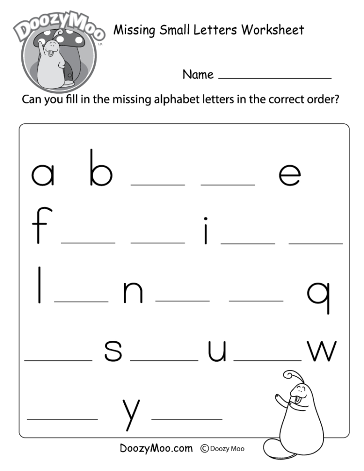 Alphabet Worksheets Free Printables  Doozy Moo