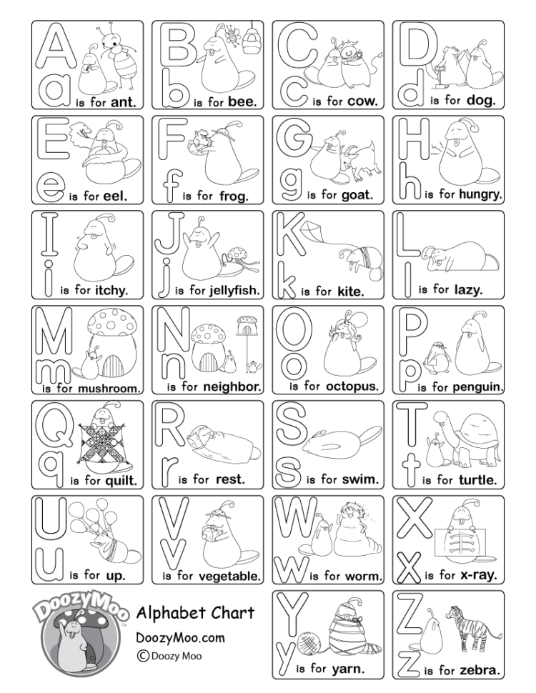 Free Printable Alphabet Worksheets — db-excel.com