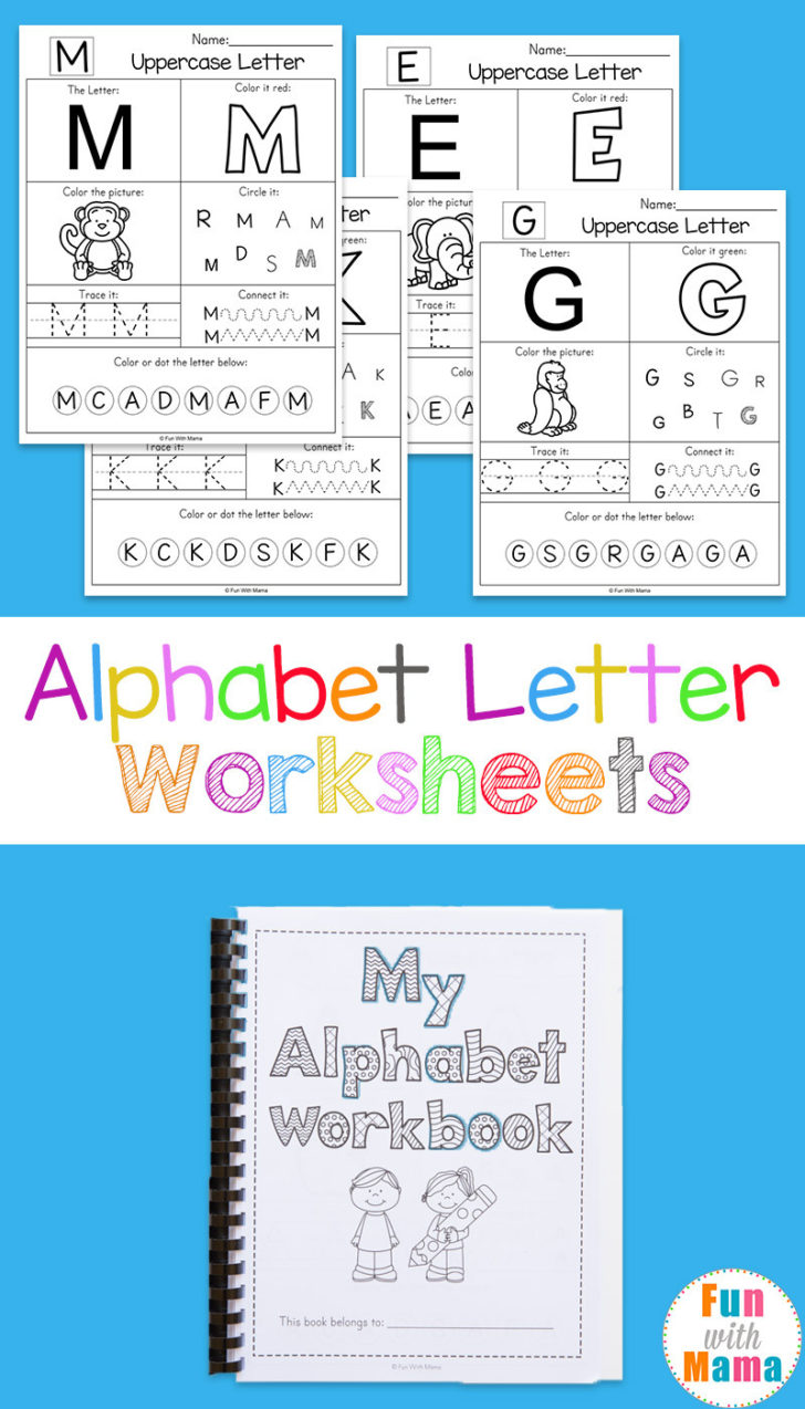 Kindergarten Alphabet Worksheets