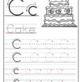 Alphabet Worksheets Preschool Tracing With Preschool