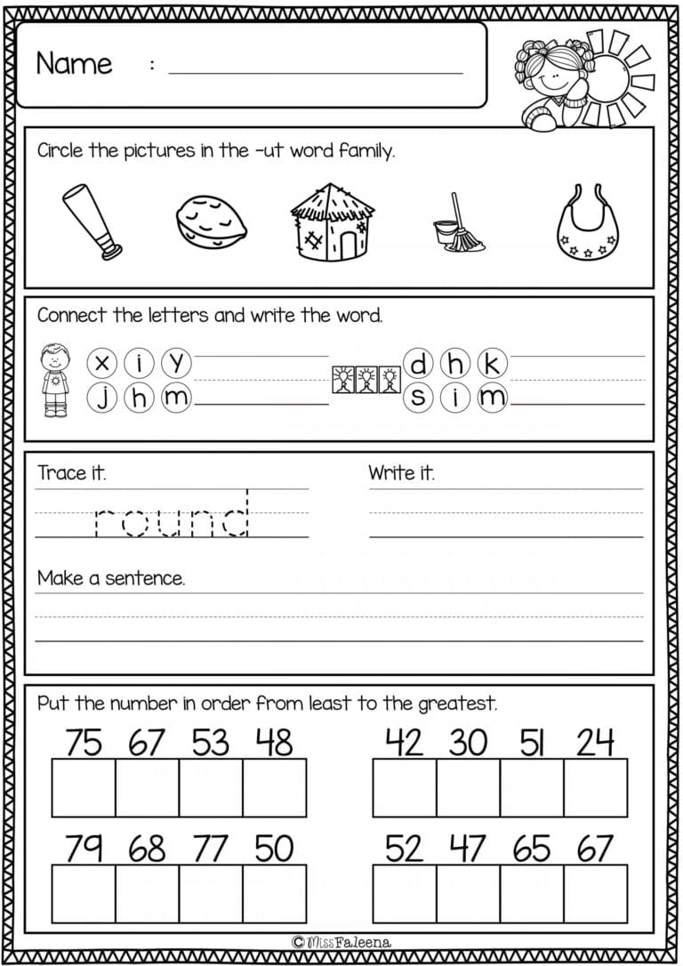 Amazing Word Work Printables Ft Grade Printable — db-excel.com