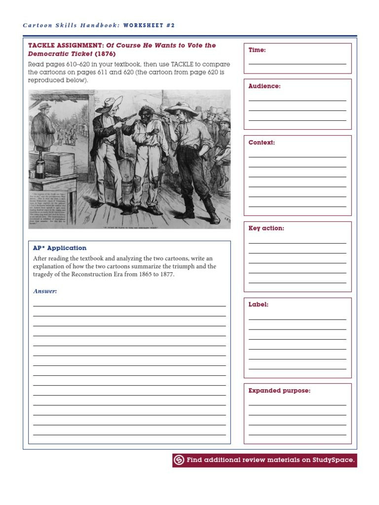 American Civil R Reading Comprehension Worksheet Answers