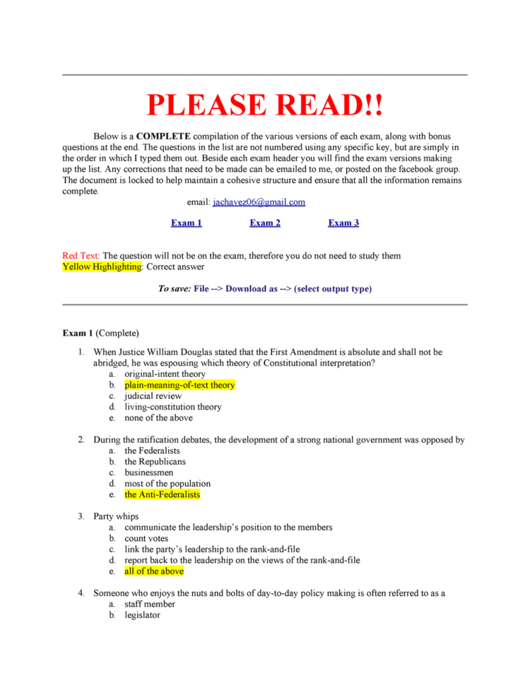 American Ernment Exam Questions And Answers   310