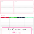 An Organized Project Plus A Free Printable  Life On
