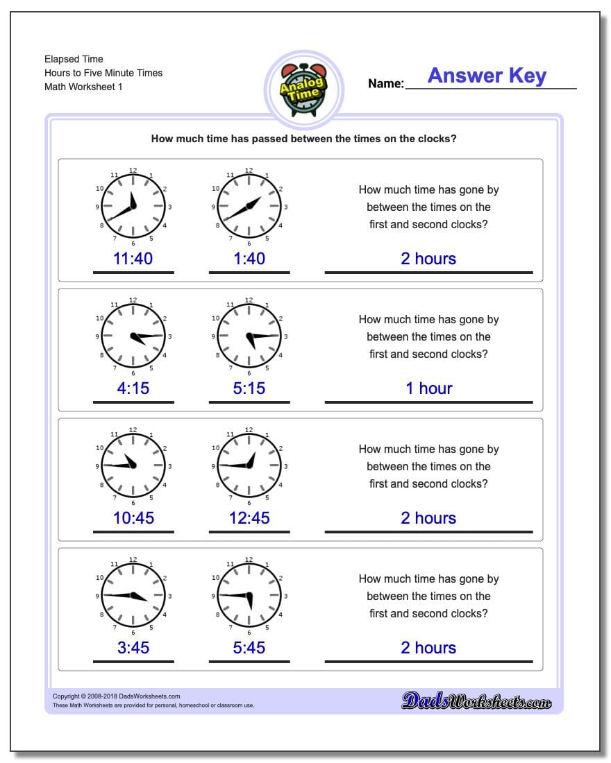 Time Worksheets For Grade 2 Db excel