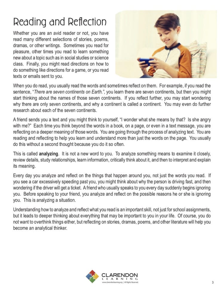 Analyzing Literature