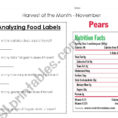 Analyzing Nutrition Labels  Esl Worksheetrdominguez