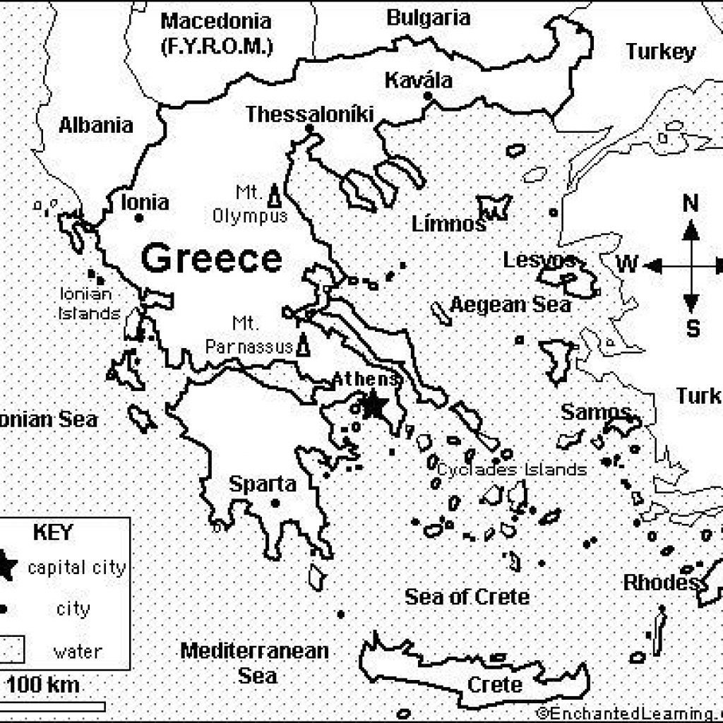 Ancient Greece Map Worksheet db excel com