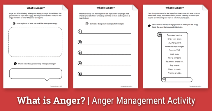 Anger Activity For Children What Is Anger Worksheet — db-excel.com