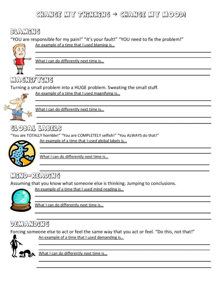 Anger Management Worksheet  Music City School Counselor