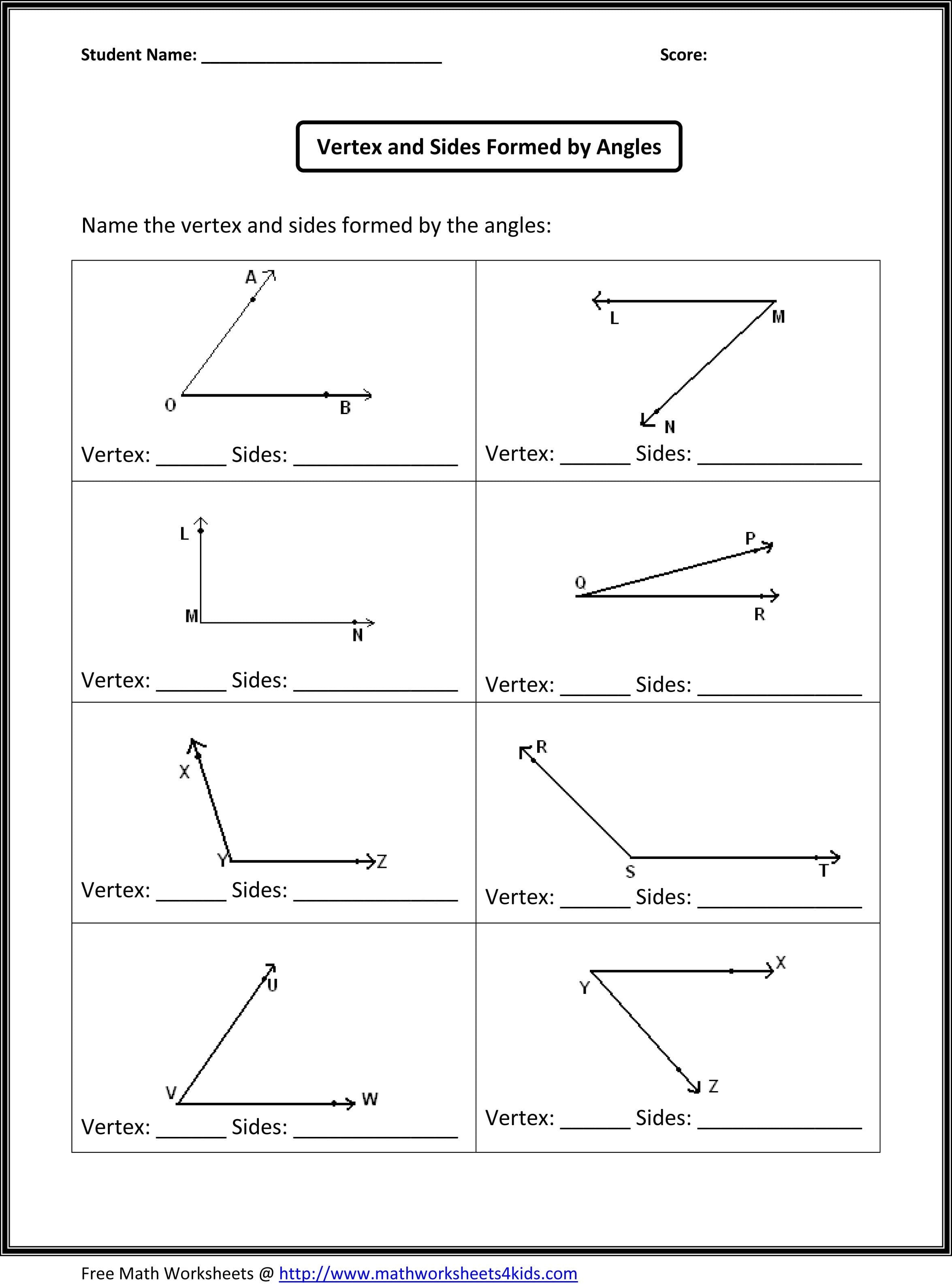 Angles Formed By Parallel Lines Worksheet Answers Milliken Publishing Company