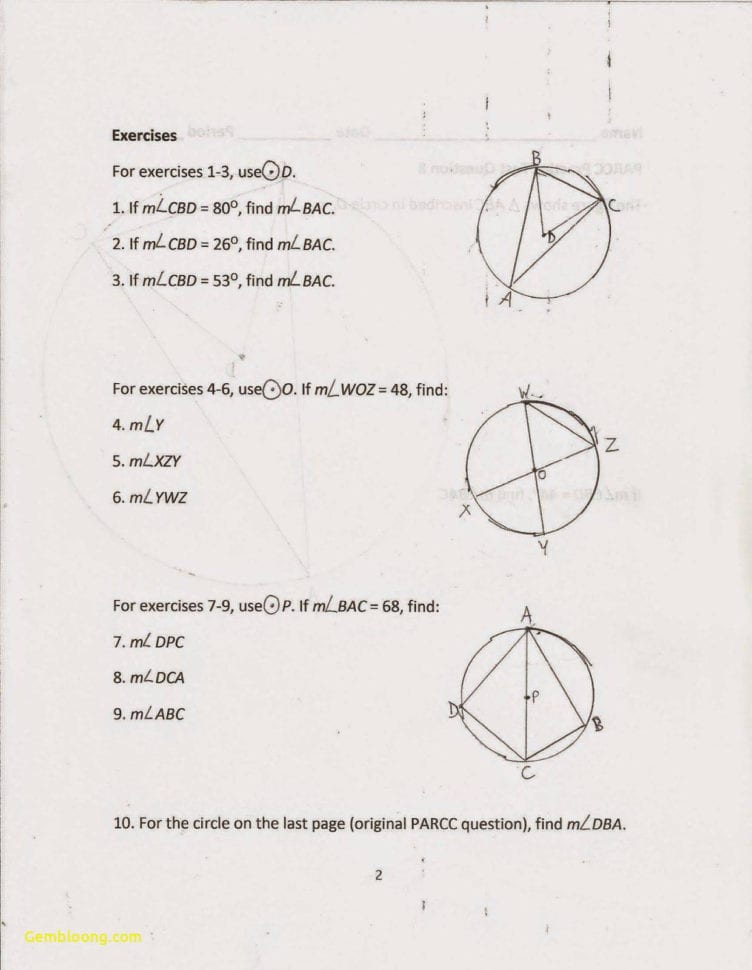 Angles Formedparallel Lines Worksheet Answers Milliken