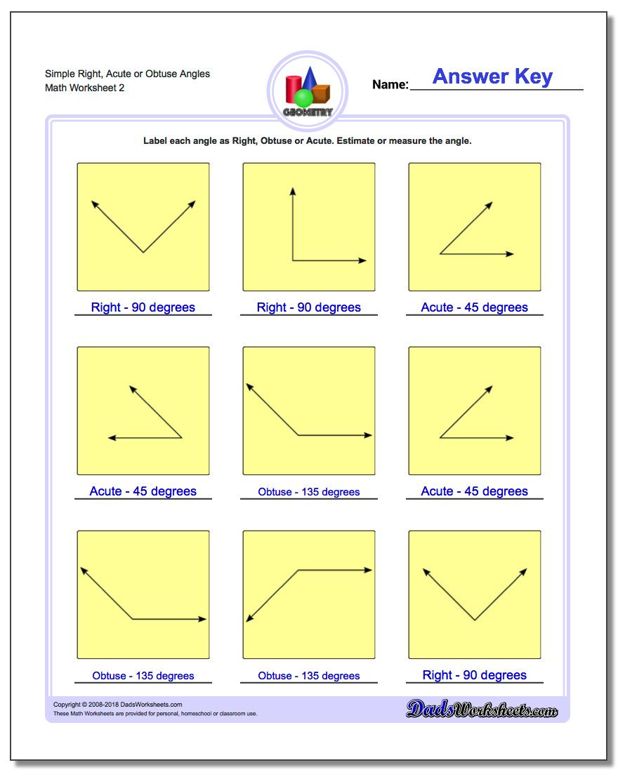 Naming Angles Worksheet Answers Db excel