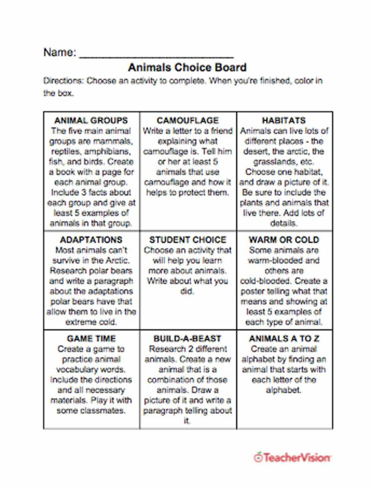 Animals Printables Lessons And Activities Grades K12