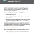 Annual Goal Setting Worksheet For Business